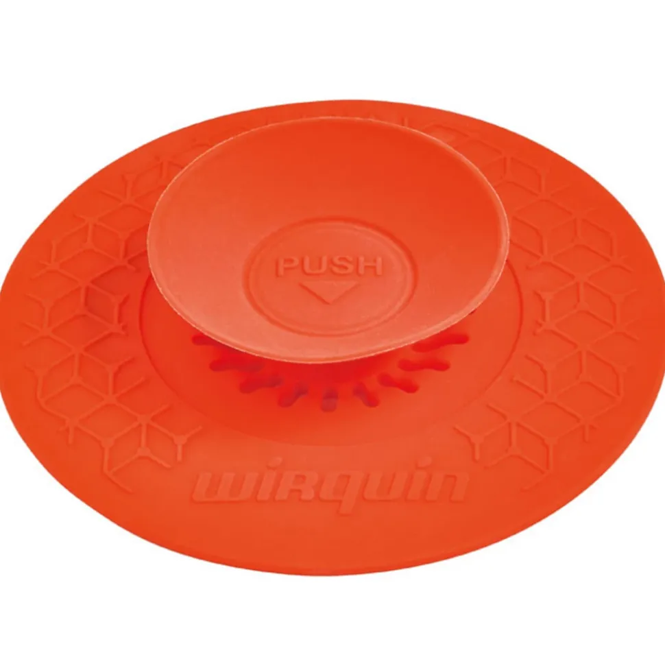 Bouchon universel Wirquin Uppy 2 en 1 ø110 mm rouge