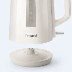 Bouilloire - PHILIPS - Daily HD9318/00 - 1,7L - Couvercle à ressort - Tamis filtre calcaire - Blanche