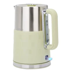 Bouilloire acier inoxydable DOD204 Livoo 1,7L, 2200W Indicateur de niveau d'eau, Protection contre la surchauffe