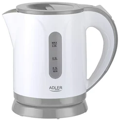 Bouilloire Adler AD 1371g Blanc Gris polypropylène 850 W 0,8 L