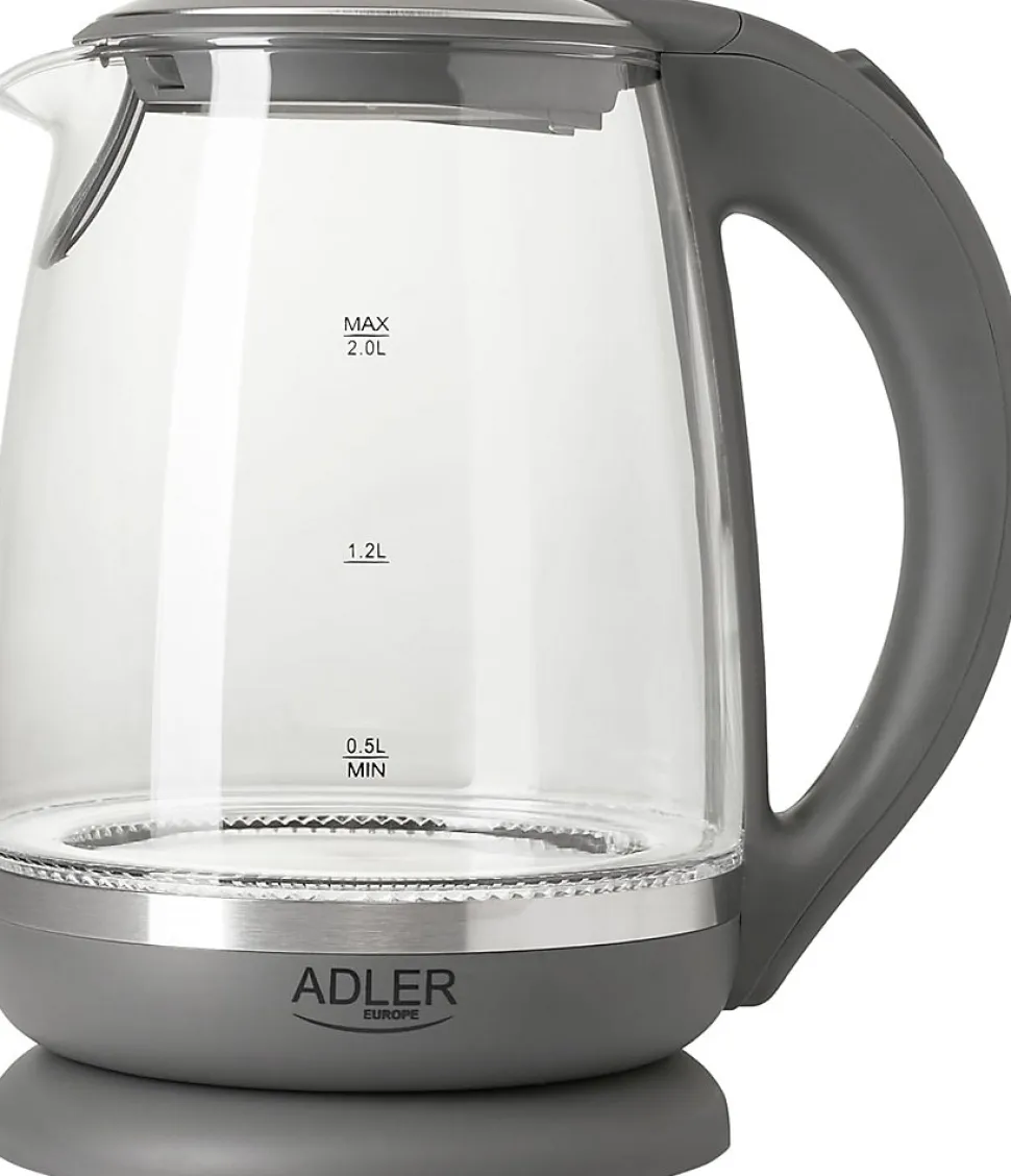 Bouilloire Aigle 2L verre et inox 2200W