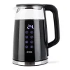 Bouilloire digitale noire design 1.7L