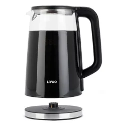 Bouilloire digitale noire design 1.7L