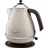Bouilloire Electrique Icona Vintage - DELONGHI - KBOV 2001.BG - 1.7 L - Résistance cachée en inox