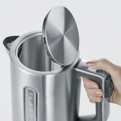 Bouilloire Electrique SEVERIN WK3418 - Inox - 1,7 L - Température réglable - Affichage LCD