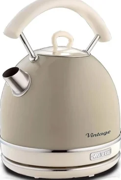 Bouilloire 1,7L beige acier avec base pivotante 2200W