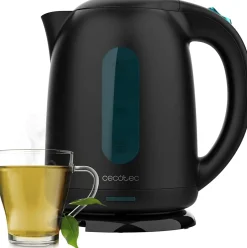 Bouilloire électrique 1,7 L Noir Acier Inox 2200 W