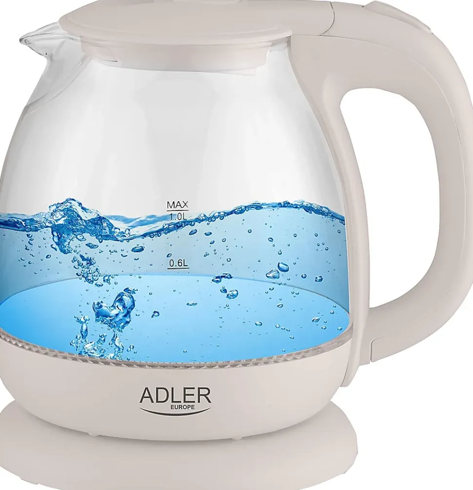 Bouilloire électrique Adler 1L avec LED
