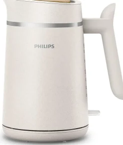 Bouilloire électrique éco 1,7 L sans fil blanche