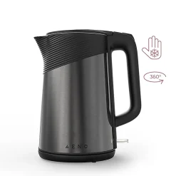 Bouilloire Électrique EK3 : 1850-2200W, 1.7L, Sécurité et Parois Doubles