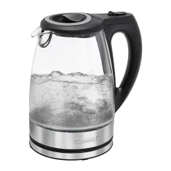 Bouilloire électrique en verre 1,5L 2200W Bomann WKS 6032 G CB