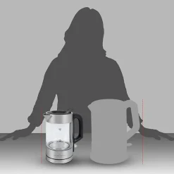 Bouilloire électrique en verre 0,5L Proficook PC-WKS1228G