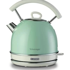 Bouilloire électrique 1,7L Acier Vert vintage ARIETE