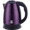 Bouilloire électrique 1.8L inox sans fil Violet Herzberg HG5011-PUR