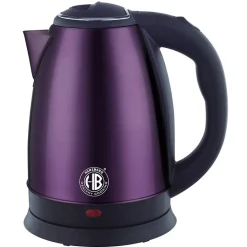 Bouilloire électrique 1.8L inox sans fil Violet Herzberg HG5011-PUR