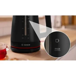 Bouilloire électrique 1.7l 2400w noir Bosch TWK3M123 mymoment