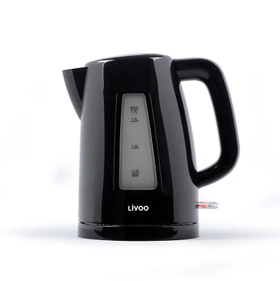 Bouilloire électrique sans fil 1.7 L noire