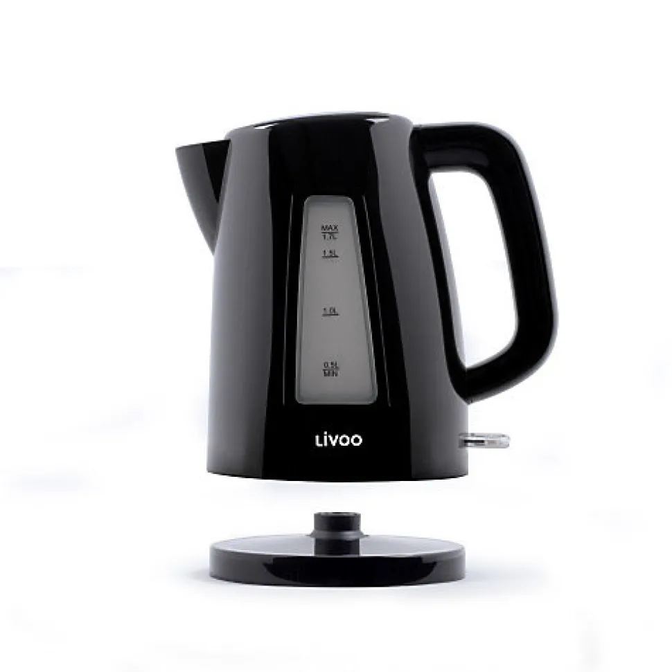 Bouilloire électrique sans fil 1.7 L noire