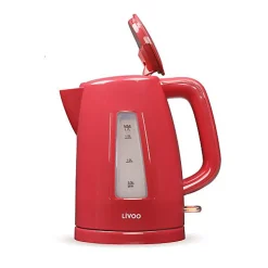 Bouilloire électrique sans fil 1.7 L rouge