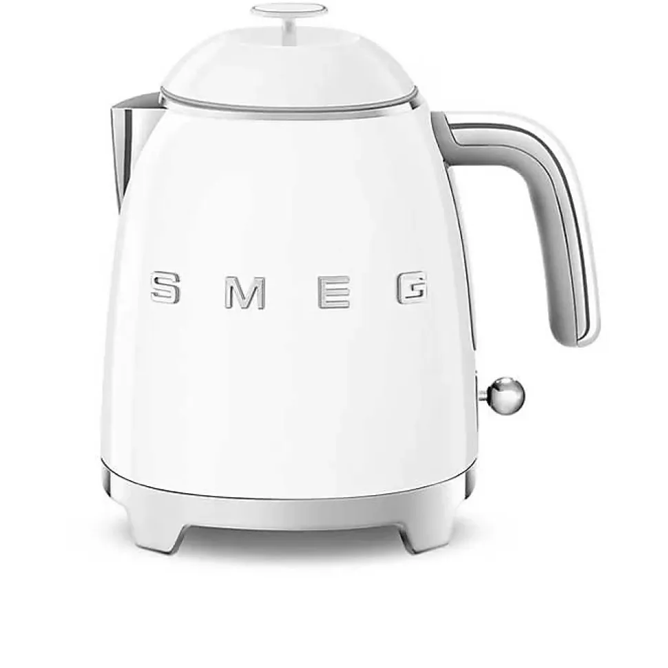 Bouilloire sans fil 0.8l 1400w blanc Smeg KLF05WHEU années 50