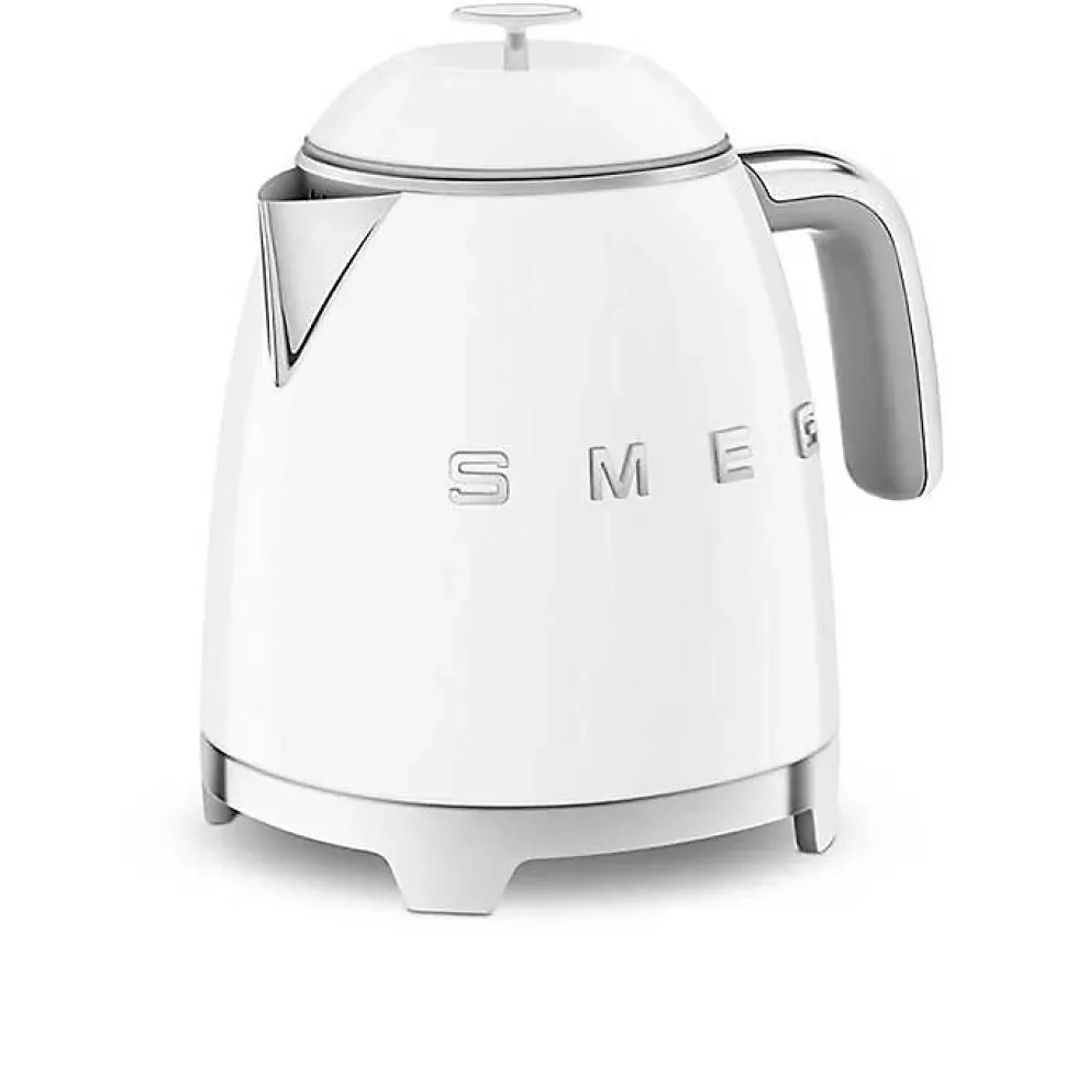Bouilloire sans fil 0.8l 1400w blanc Smeg KLF05WHEU années 50