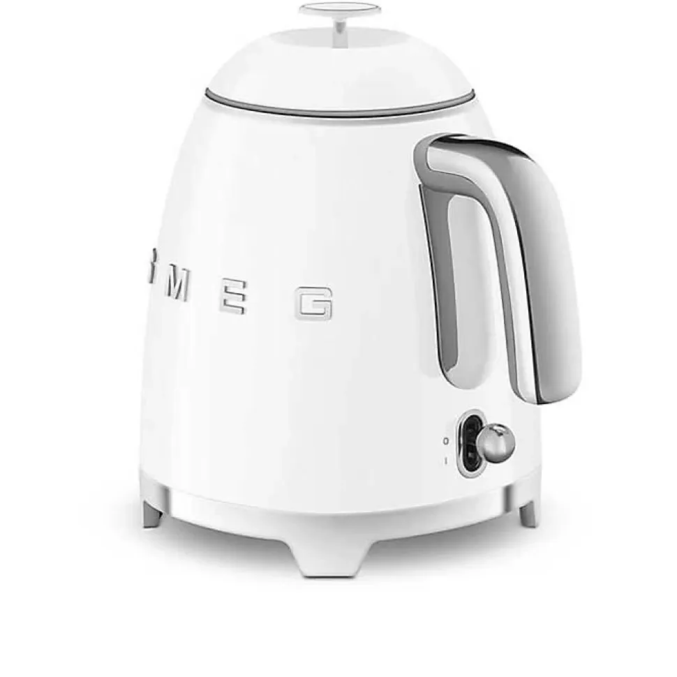 Bouilloire sans fil 0.8l 1400w blanc Smeg KLF05WHEU années 50