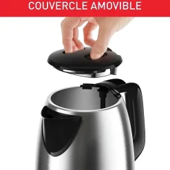 Bouilloire sans fil 1.7l 2400w inox Tefal KI150D10