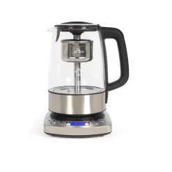 Bouilloire sans fil 1.7l 2000w verre/gris Livoo DOD209