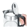 Bouilloire sans fil 1l 2200w verre/inox Severin WK3468