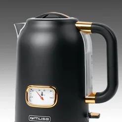 Bouilloire sans fil MUSE MS-030 BC - indicateur de température de l'eau - 2200W - Filtre amovible et lavable - Capacité de 1.7L