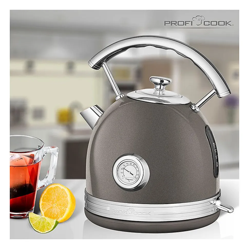 Bouilloire vintage 1,7L 2200W Proficook PC-WKS 1192 Anthracite