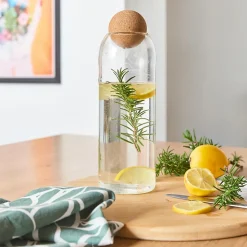 Bouteille en verre avec bouchon en liège 1,3 L Guy Levasseur