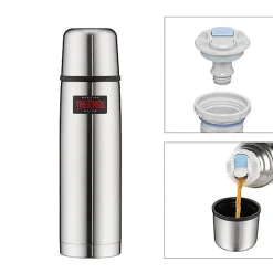 Bouteille isotherme 750 ml Light & Compact argent Thermos