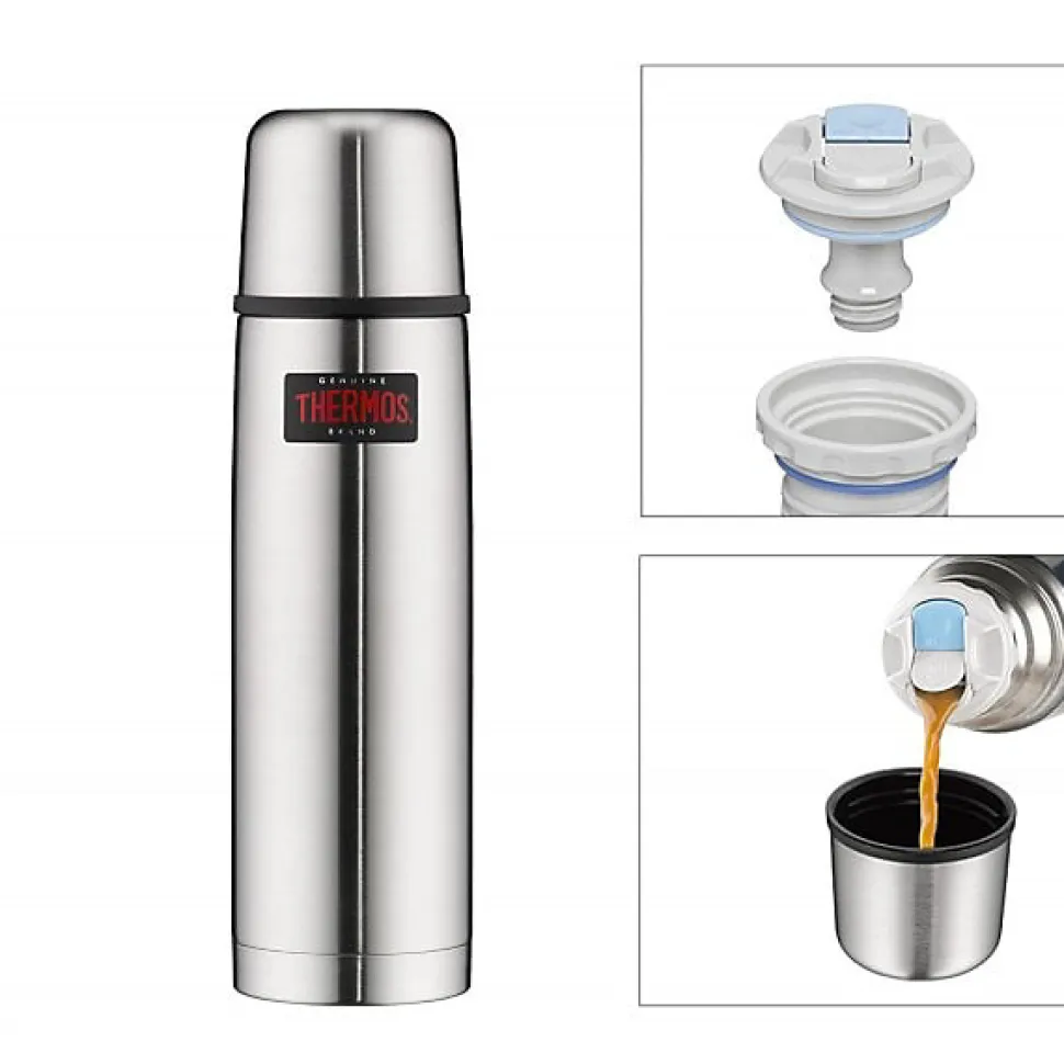 Bouteille isotherme 750 ml Light & Compact argent Thermos