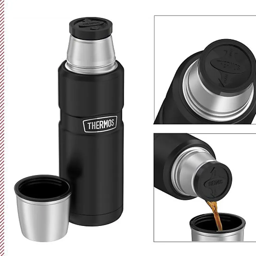 Bouteille isotherme Etanche 0,47 litre Thermos - Bleu