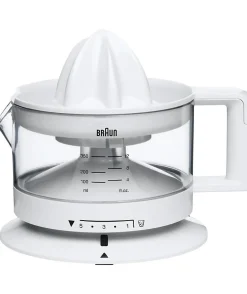 BRAUN CJ3000 Presse-agrumes - 20 W - 5 niveaux de contrôle de la pulpe - Blanc
