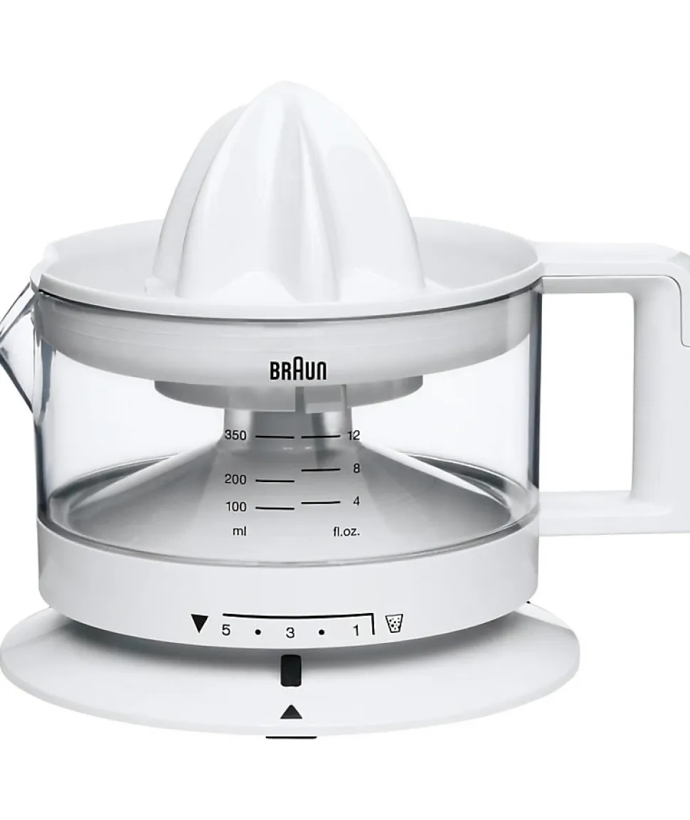 BRAUN CJ3000 Presse-agrumes - 20 W - 5 niveaux de contrôle de la pulpe - Blanc