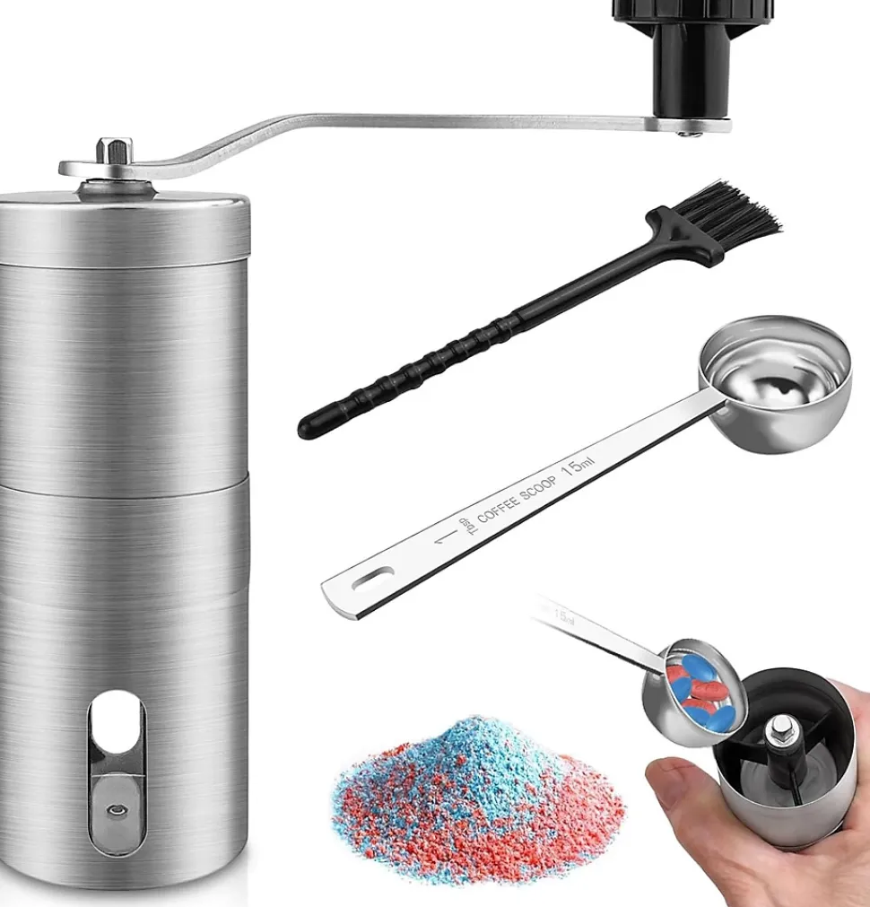 Broyeur Manuel en Acier Inoxydable Multifonction