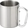 Bullet Alps Mug mousqueton isolé Argent (10.5 x 7.8 x 6.9 cm)