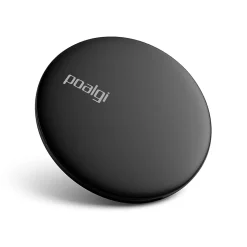 Cache bonde évier 90 mm noir Poalgi