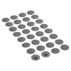 Cache trou en plastique gris GoodHome, lot de 32 pièces