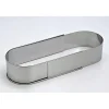 Cadre à pâtisserie ovale en inox extensible 27 à 40 cm Lares 6011-1