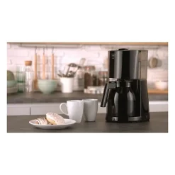 Cafetiere filtre MELITTA - Enjoy II Therm Noir 1017-06 - 1000W - AromaSelector - Systeme anti-gouttes