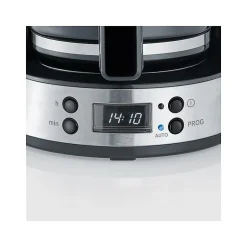 CAFETIERE PROGRAMMABLE 10T 1,4L 1000W SELECTEUR D AROME LCD NOIR INOX SEVERIN - 4826