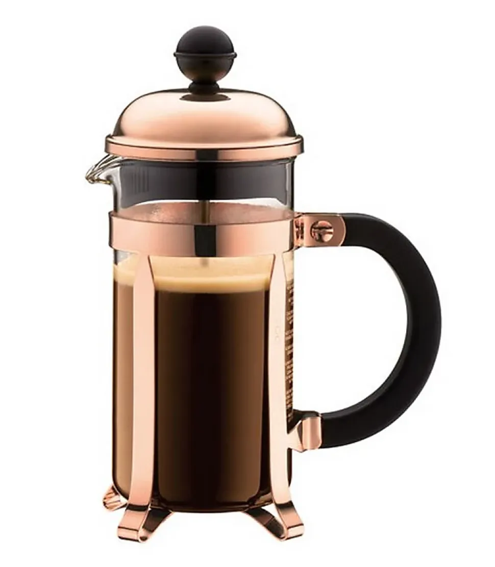 Cafetière à piston 3 tasses 0.35l cuivre Bodum 1923-18 chambord
