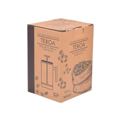 Cafetière à piston en fonte Tekoa gris 0,6L