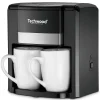 Cafetière 2 Tasses Duo Techwood TCA-206 Puissance : 420-500W- Coloris Noir - deux tasses en porcelaine inclus