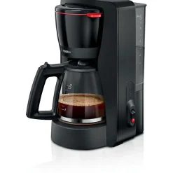 Cafetière Filtre - BOSCH - TKA2M113 MyMoment - Noire - Capacité 1,25L - verseuse verre - système anti-gouttes