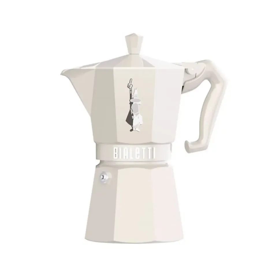 Cafetière italienne 6 tasses crème Bialetti 0009060 moka exclusive