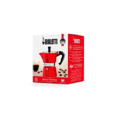 Cafetière italienne 3 tasses rouge Bialetti 0009132/0004942 moka express color